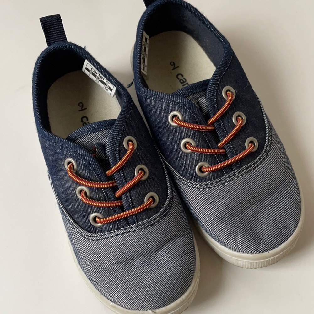 CARTERS Denim Toddler Boys Shoes Size 9